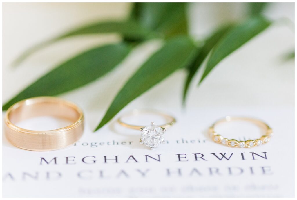 Wedding Ring Details Flat Lay