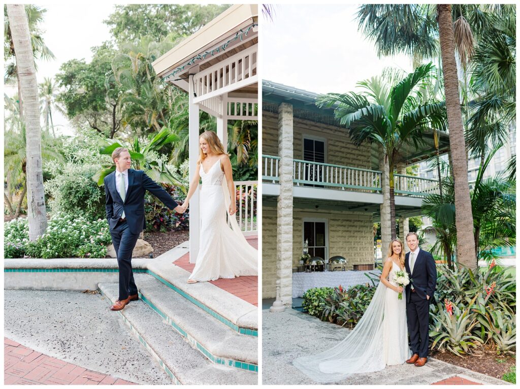 Ft. Lauderdale wedding photographer bride and groom portraits