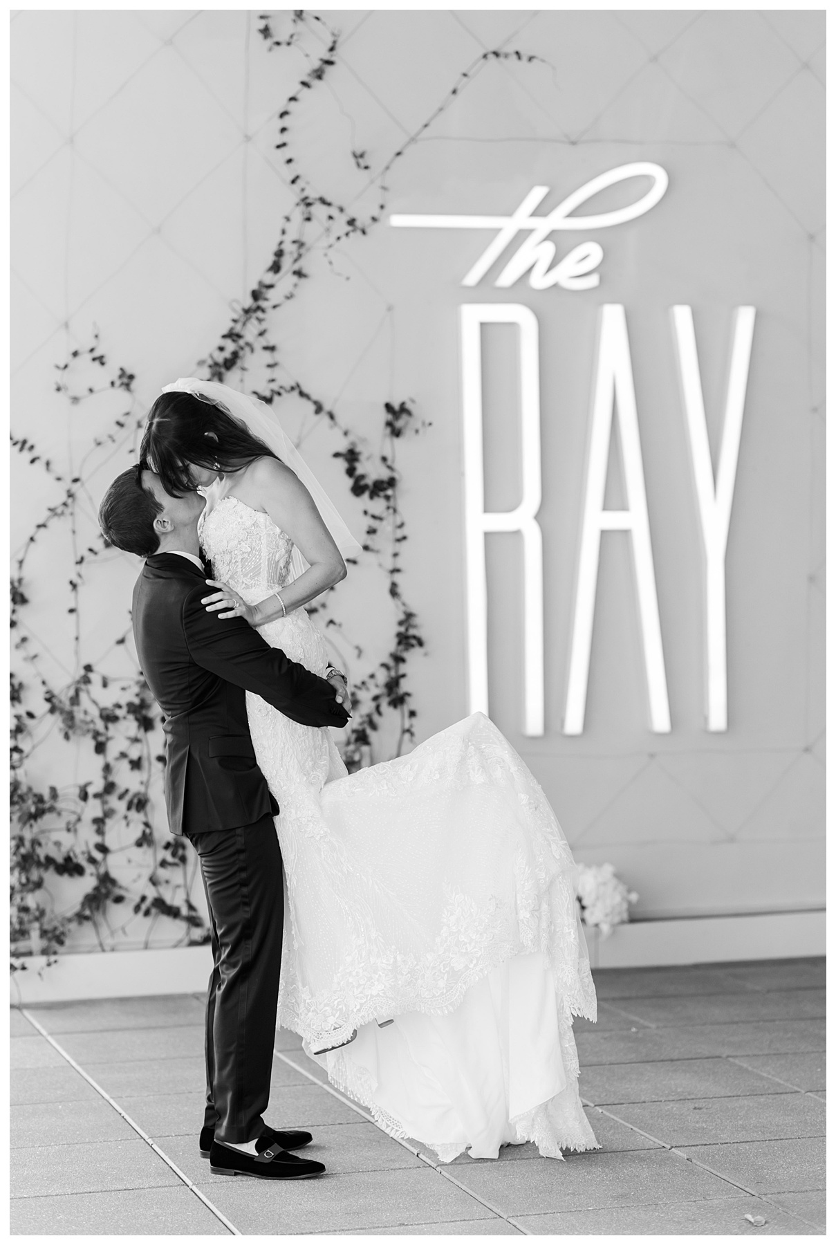 The Ray Hotel Wedding bride and groom wedding portraits