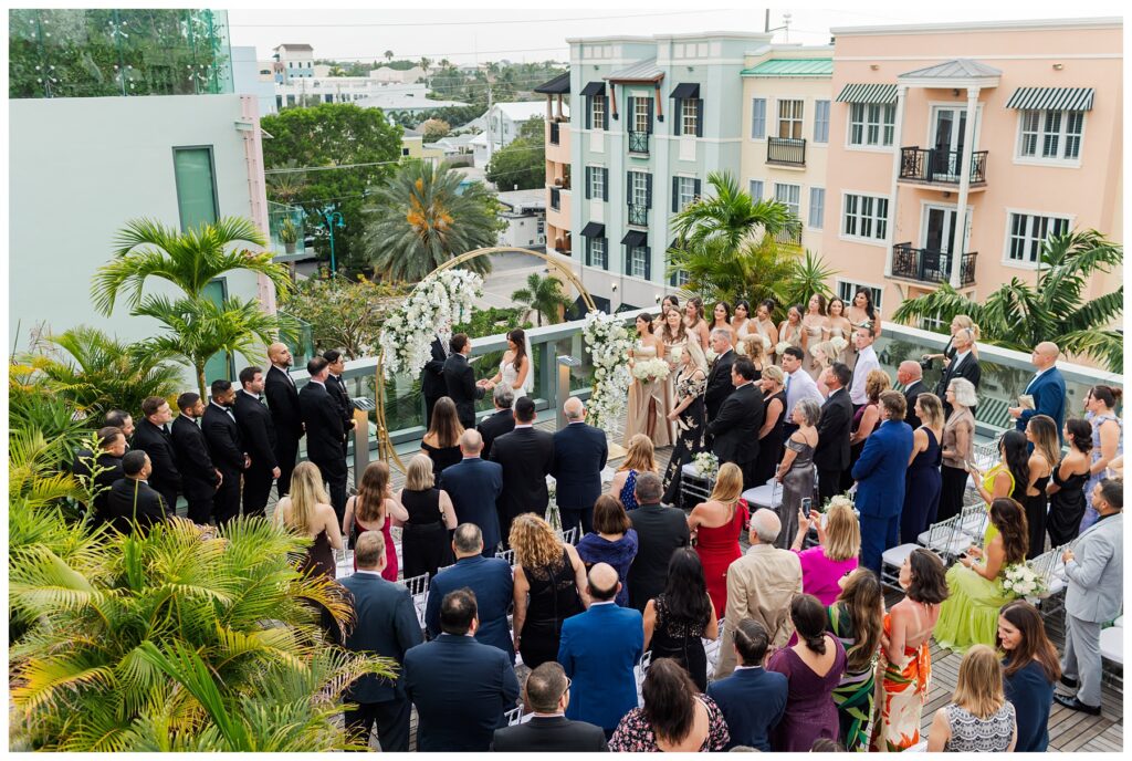 The Ray Hotel Wedding ceremony 