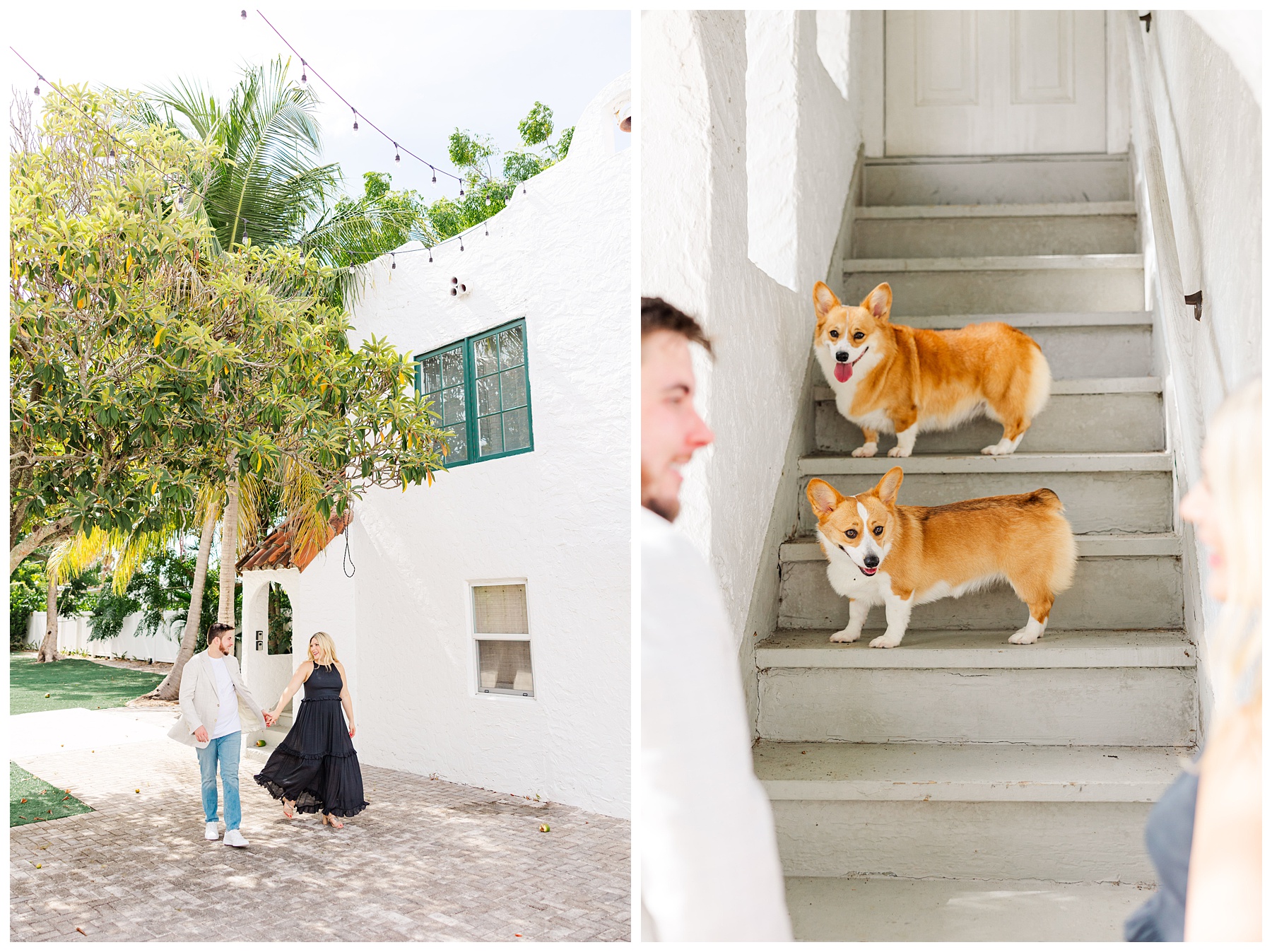 Hannah and Andrew pose for their studio maternity photo shoot at The Rich Hippies House