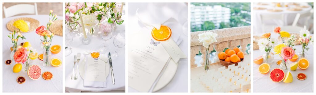 fruit details are a 2025 wedding trend