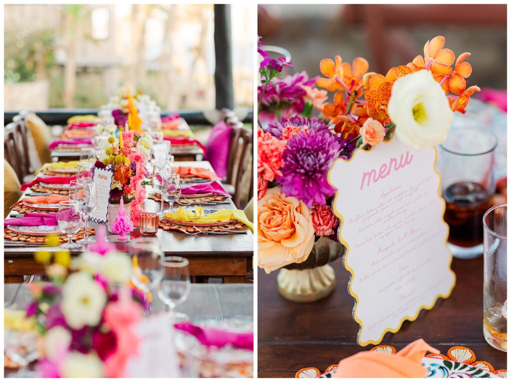 2025 wedding trends - bright colors