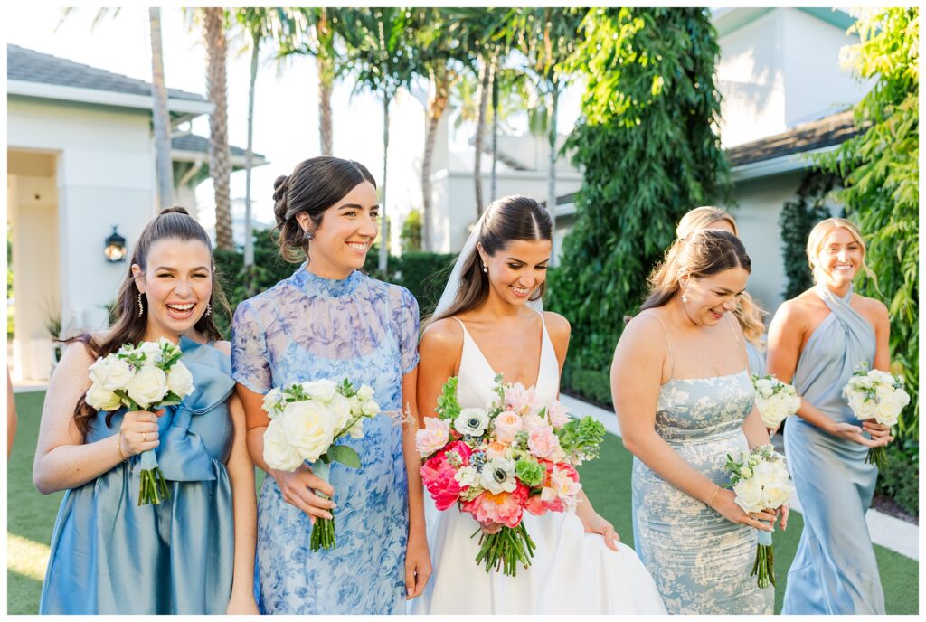 mix and match bridesmaid dresses are trending