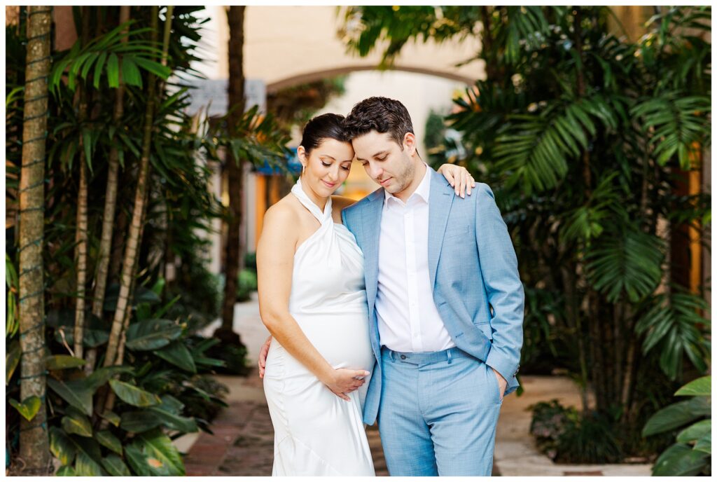 palm beach island maternity photos