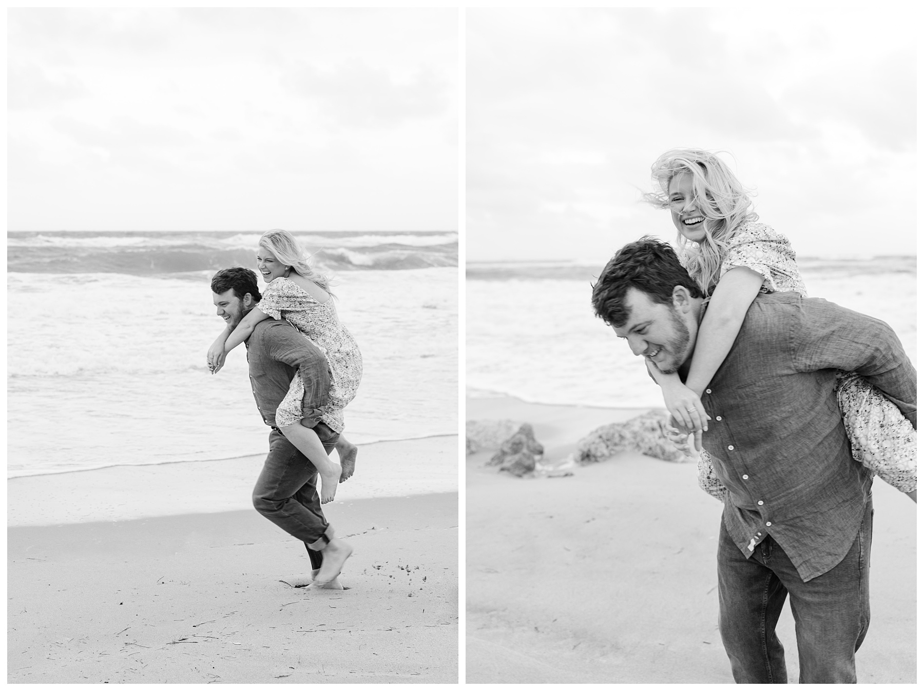 piggy back rides on Palm Beach Island