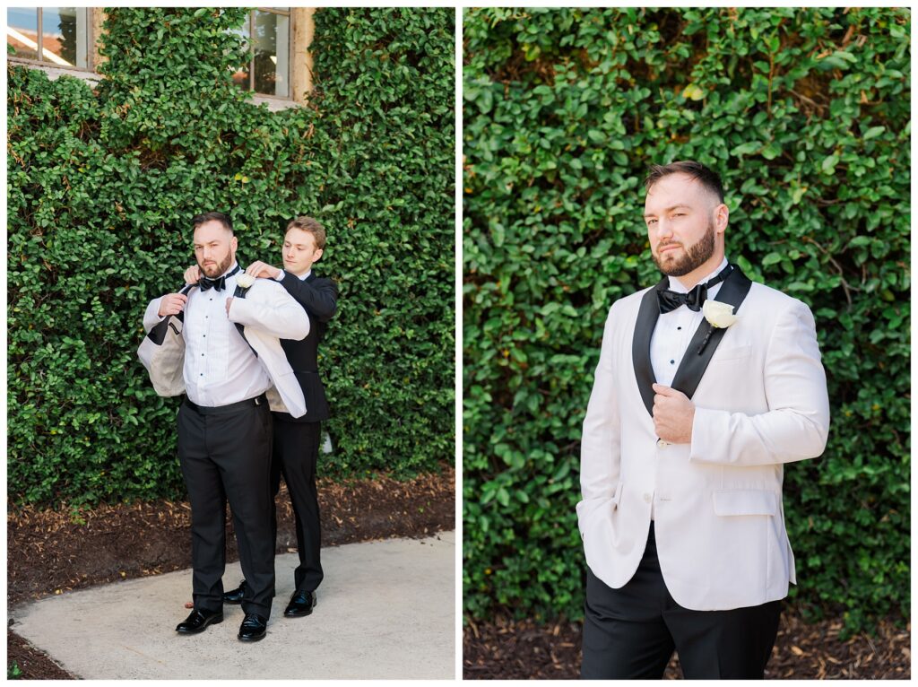 Groom Getting Ready Details at The Parkland Golf & Country Club