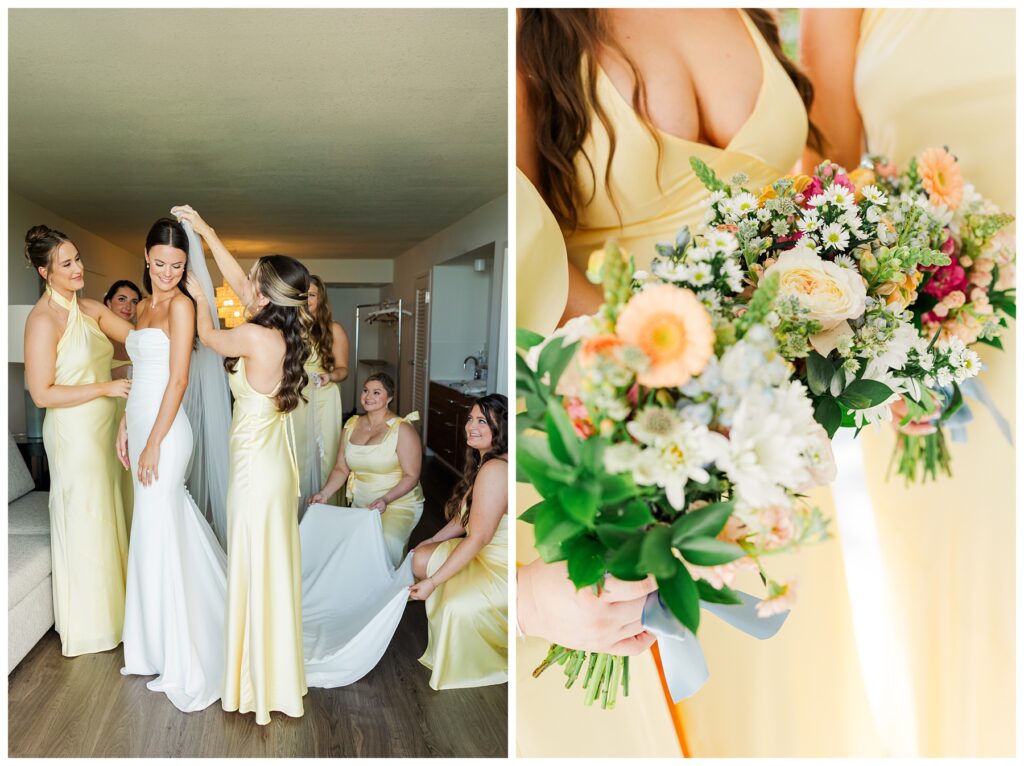 Florida Keys Wedding Venue Baker's Cay - Bridesmaids First Look