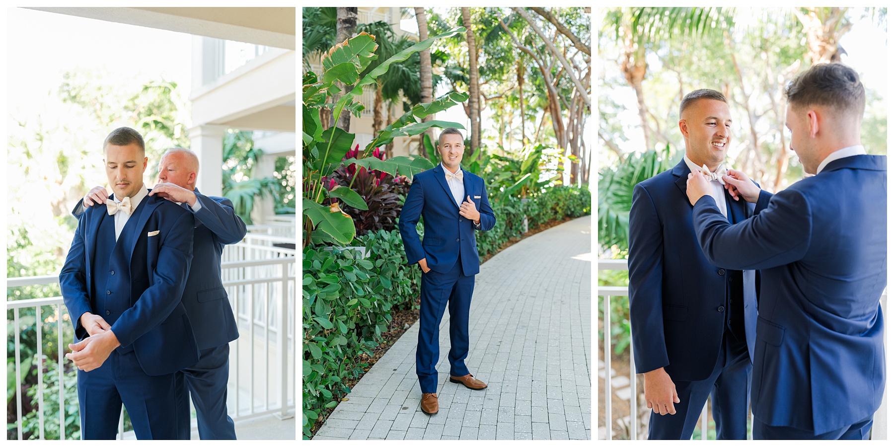 A Playa Largo Wedding Groom Getting Ready 