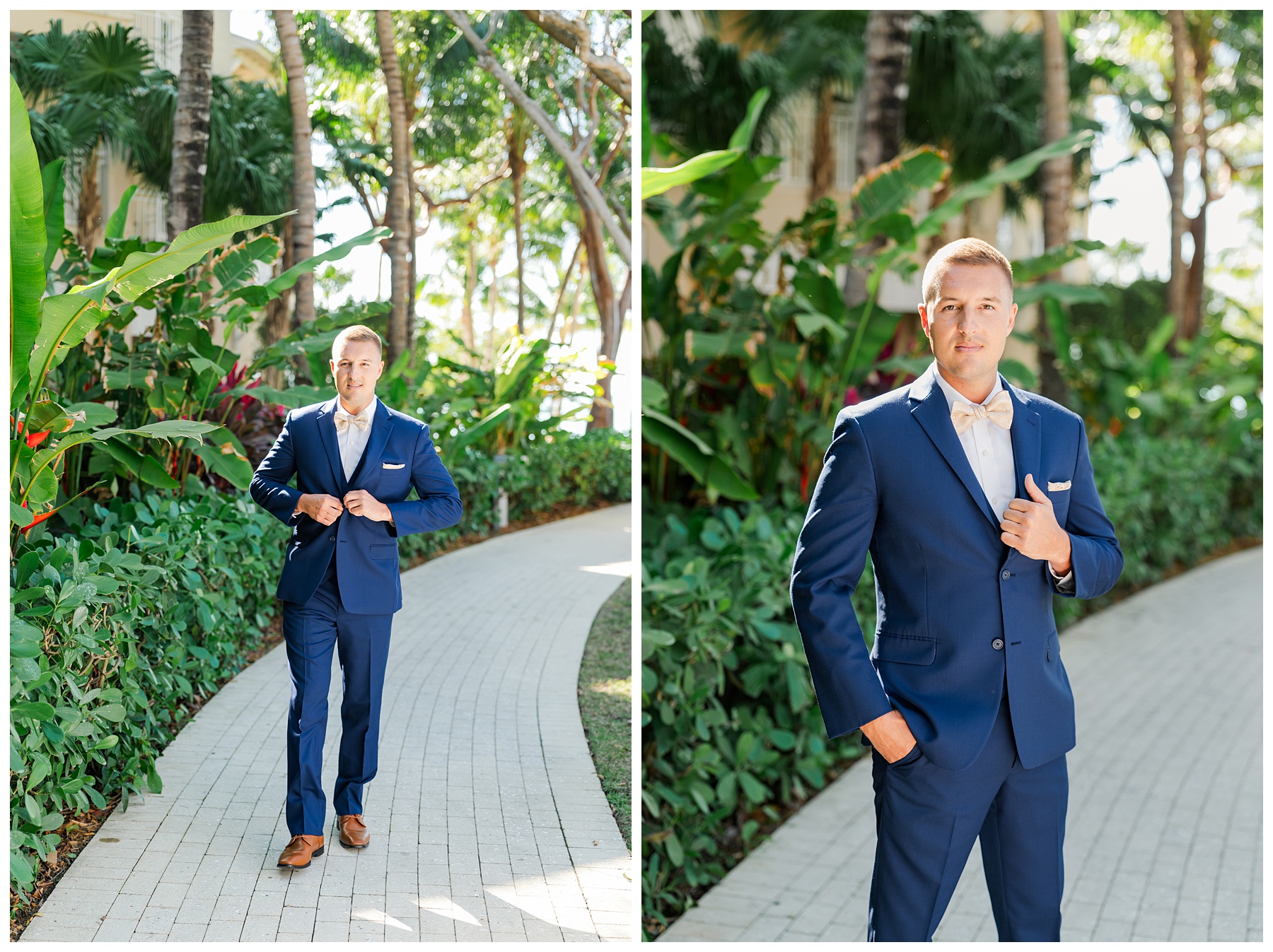 A Playa Largo Wedding Groom Getting Ready 