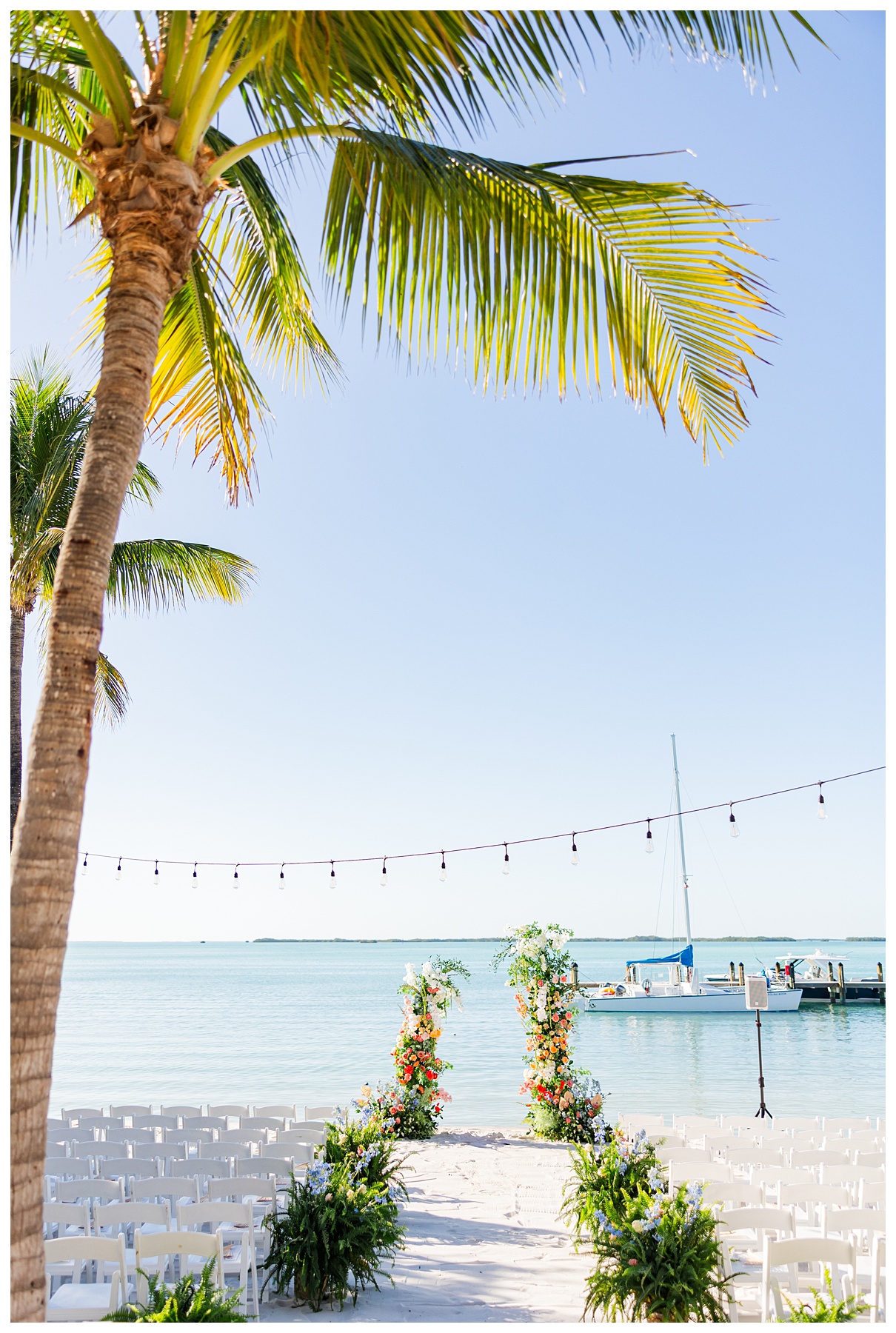 Playa Largo Wedding Ceremony Floral Arch