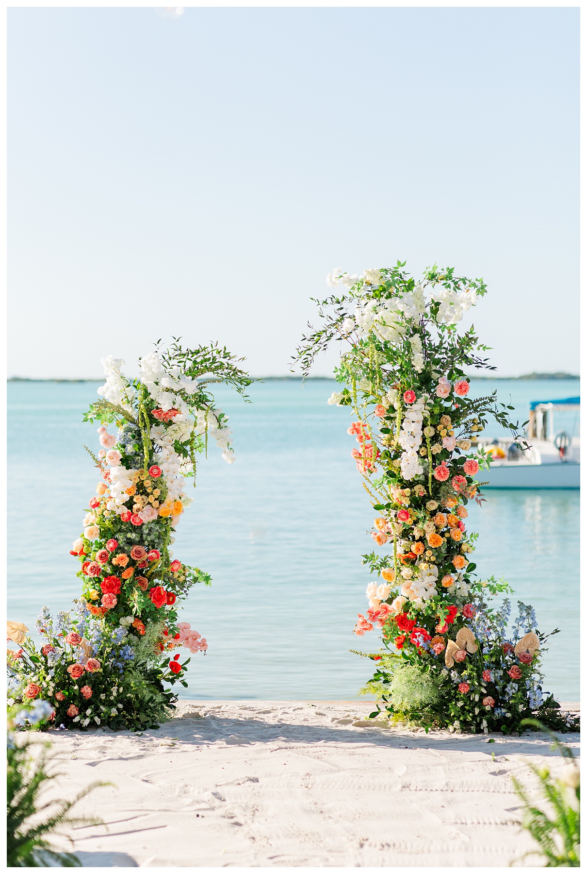Playa Largo Wedding Ceremony Floral Arch