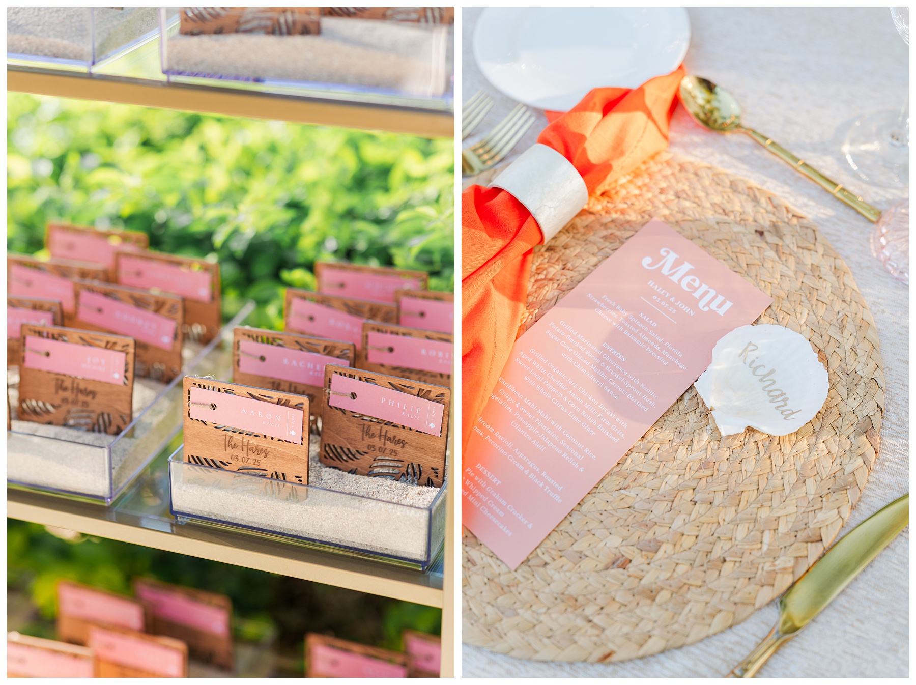 Playa Largo Wedding Reception Decor and Details