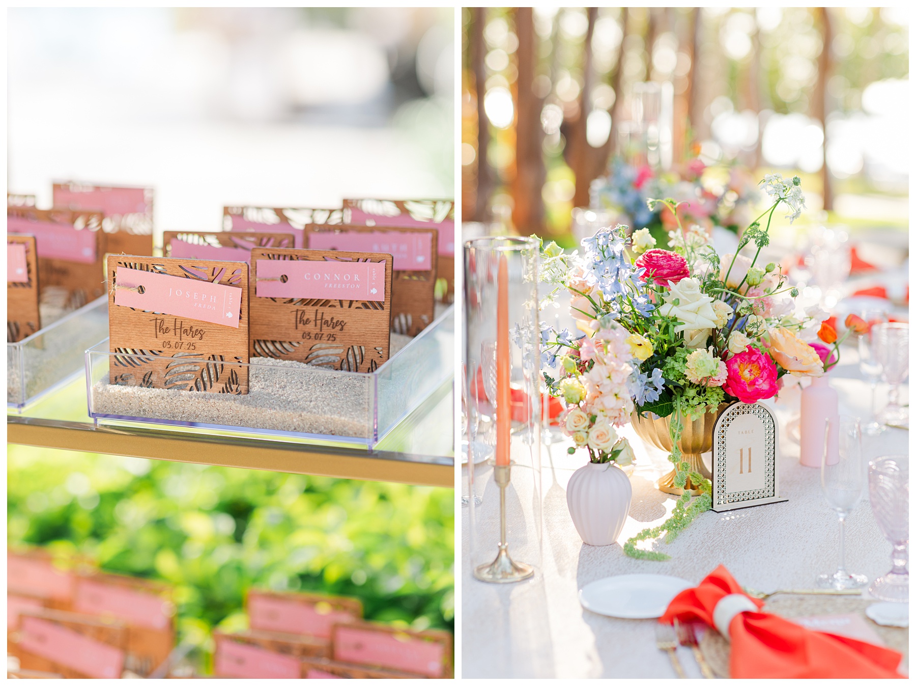 Playa Largo Wedding Reception Decor and Floral Details