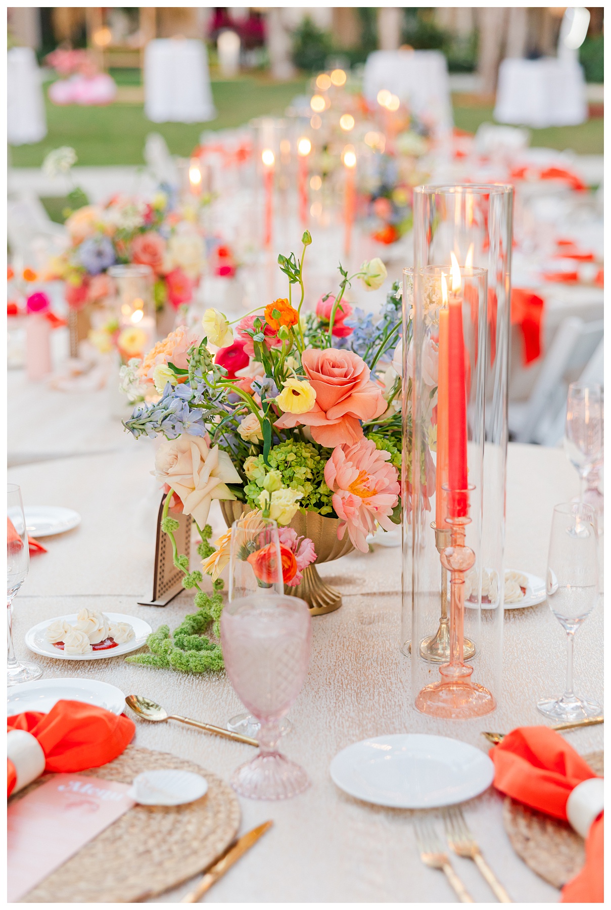 Playa Largo Wedding Reception Decor and Floral Details