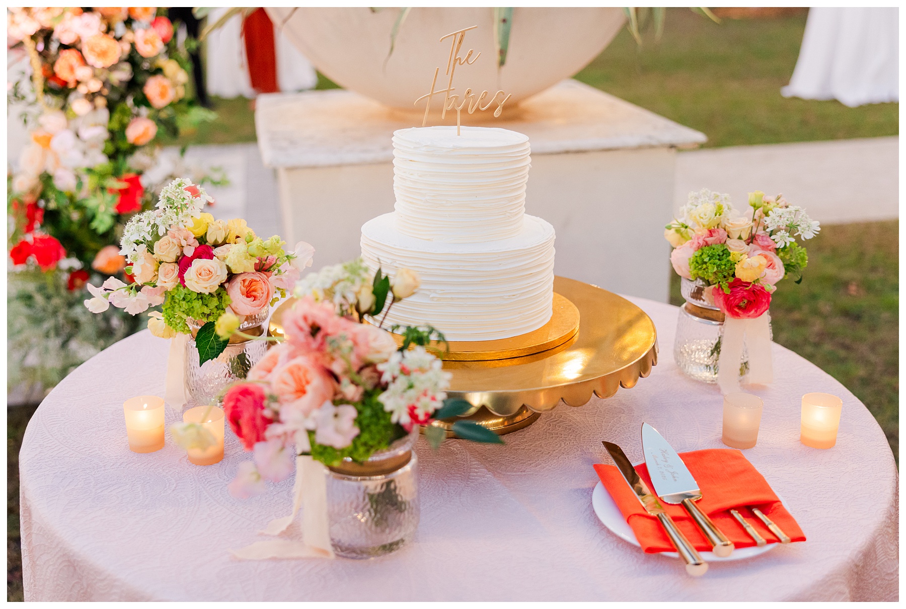 Playa Largo Wedding Reception Decor and Floral Details