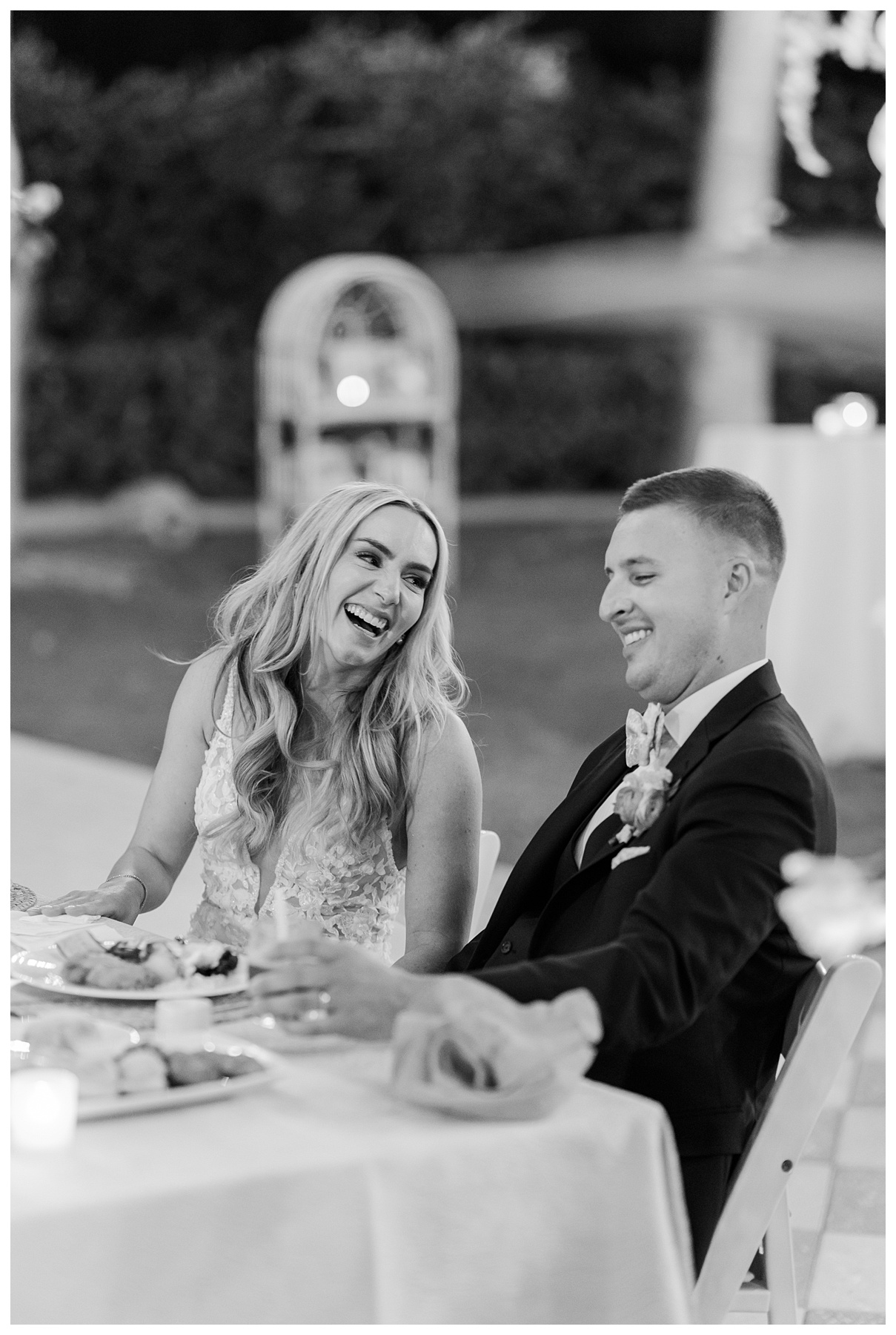 Intimate moment between bride and groom at Playa Largo Wedding Reception