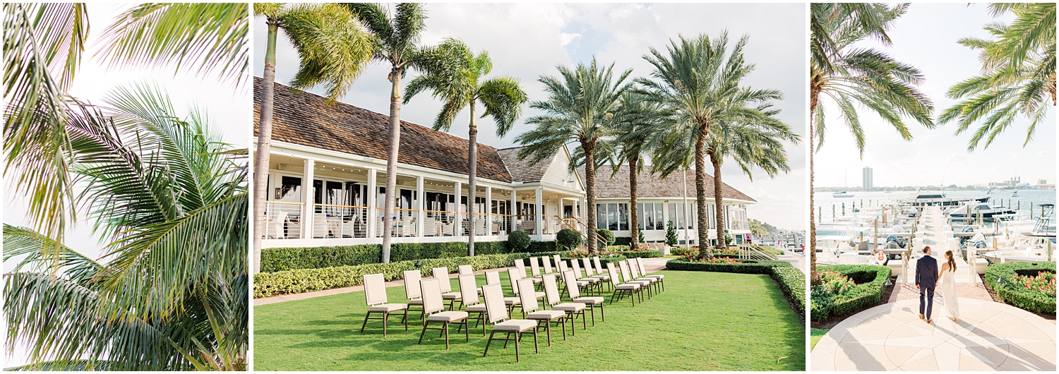 Wedding details at the Sailfish Club