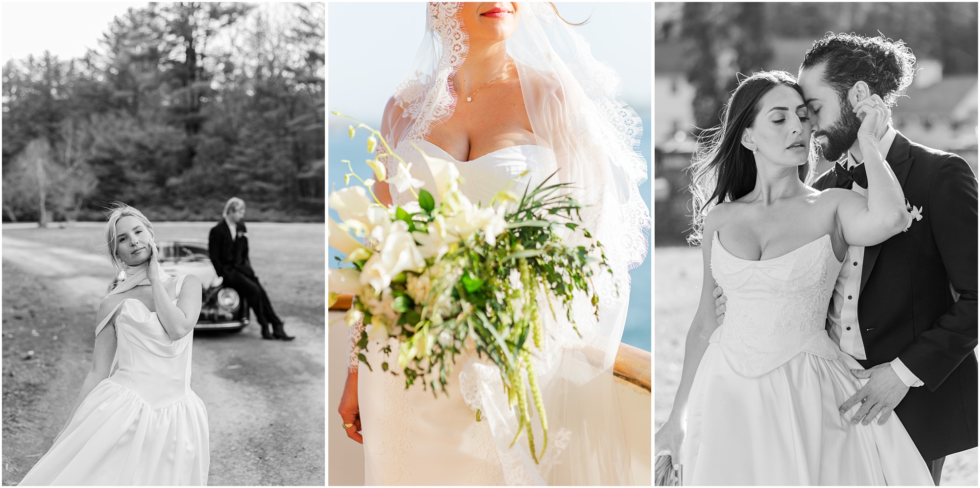 lace and corset vintage wedding gowns