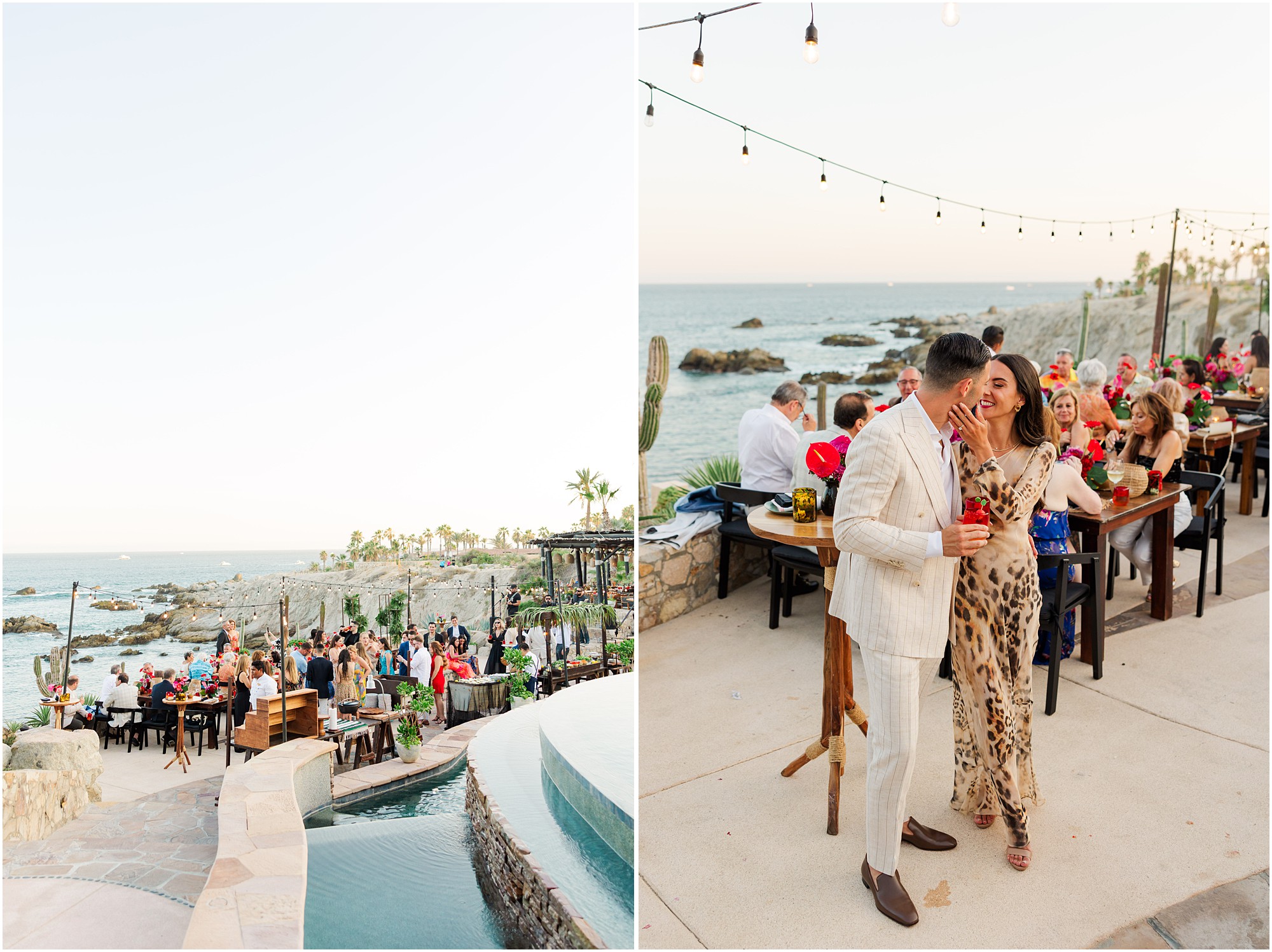 Guests at a multi day wedding celebration in Cabo San Lucas