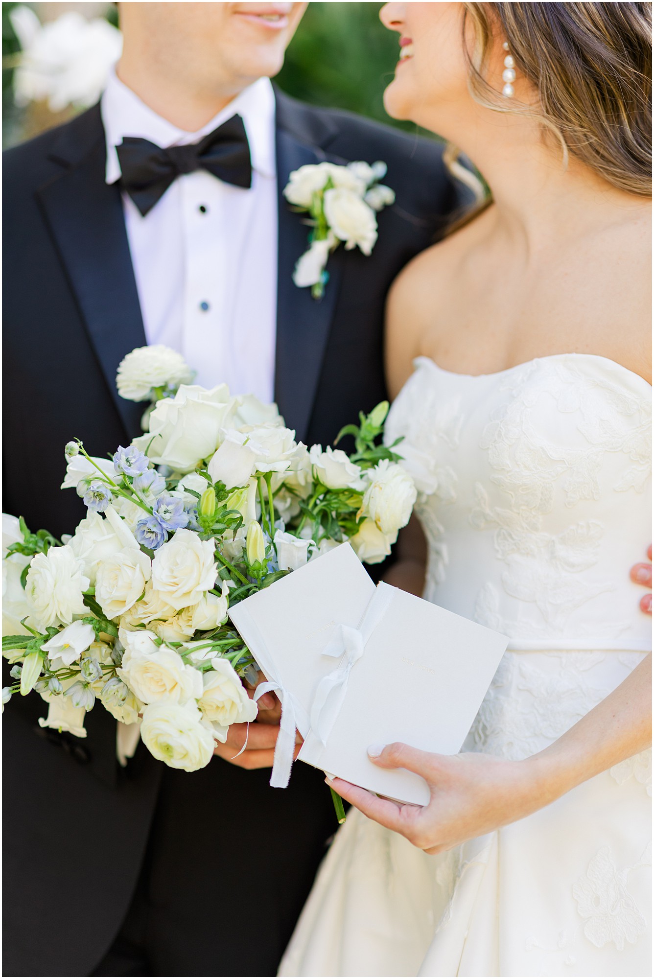 bride and groom vow books
