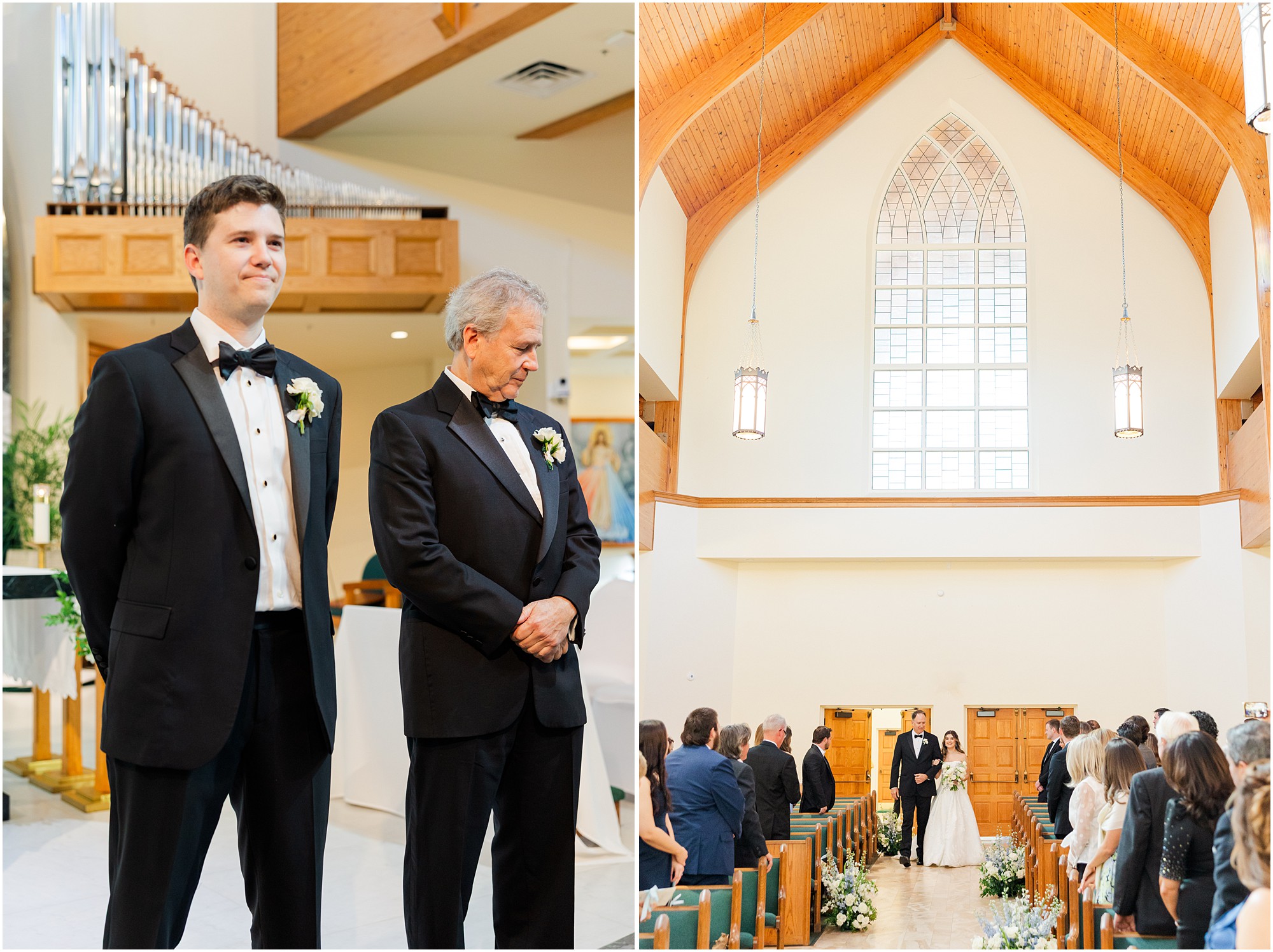 bride walking down the aisle
