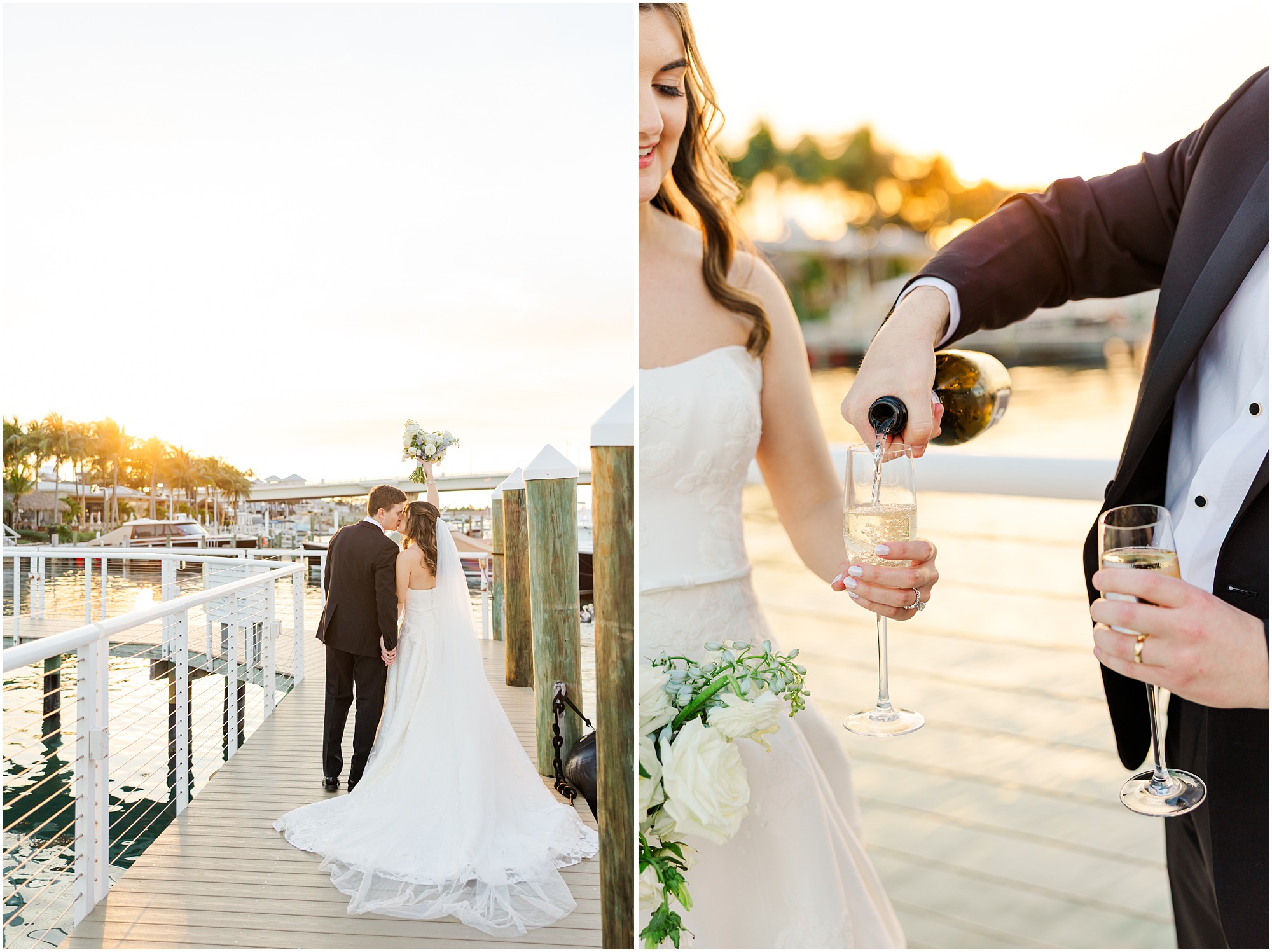 sunset at The Pelican Club