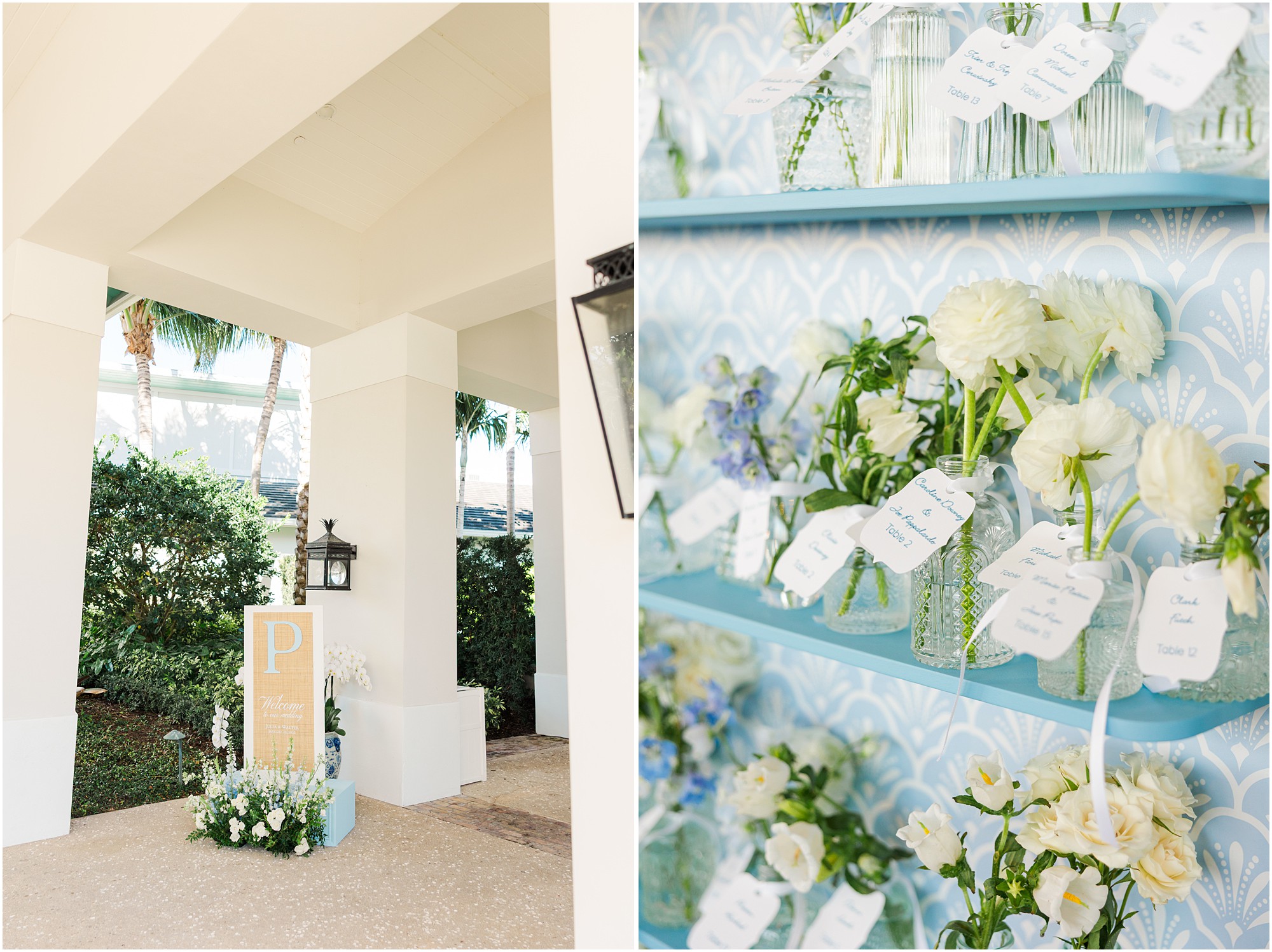 Pelican Club wedding reception details