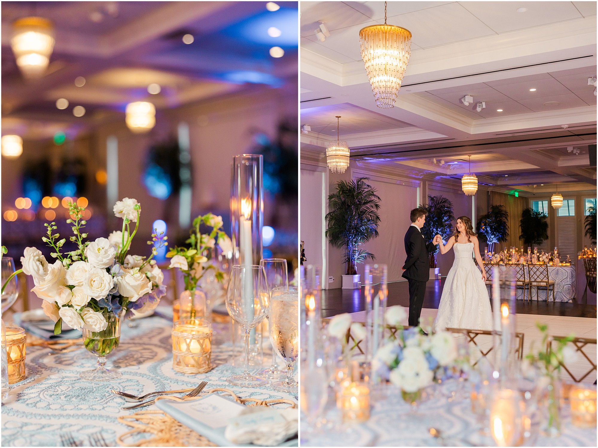 coastal reception details at The Pelican Club