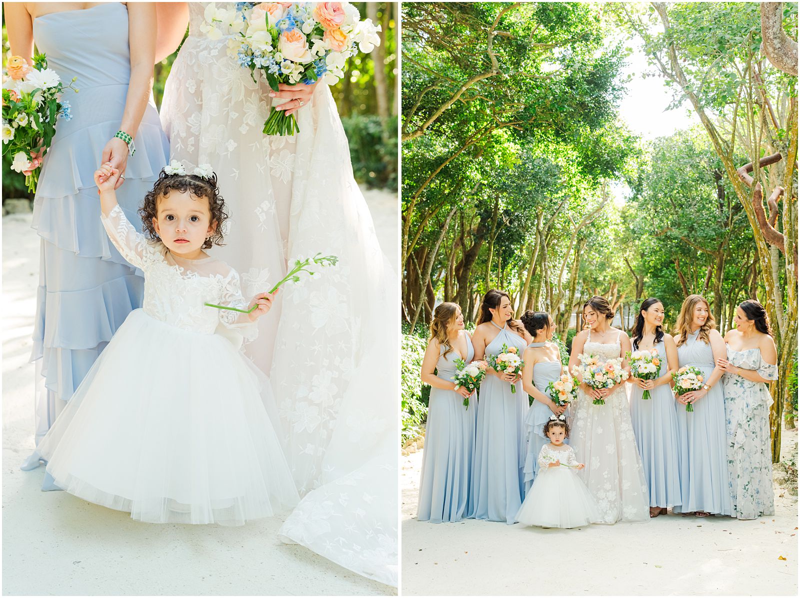 bridal party portraits