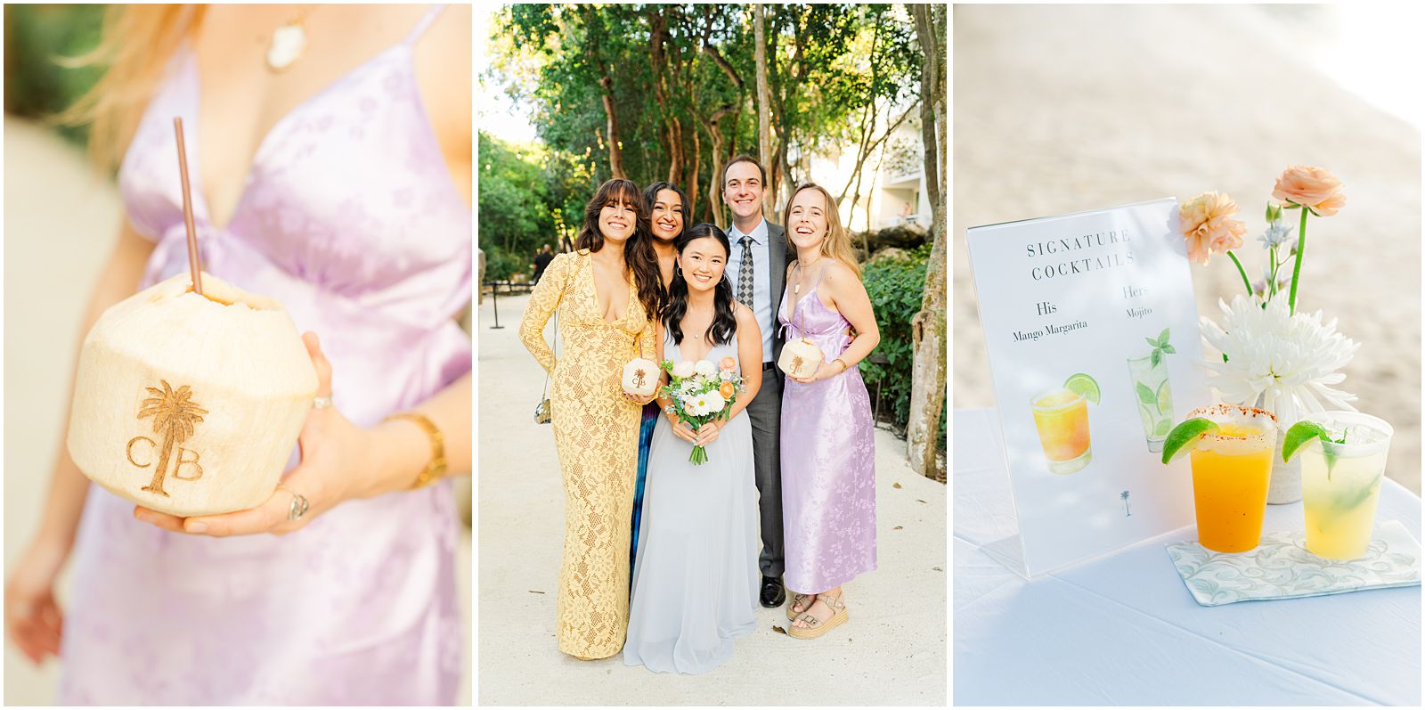 Key Largo Wedding Photographer captures fun cocktail hour moments at Bakers Cay Key Largo