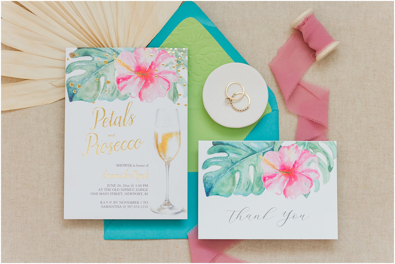 Tropical Wedding Stationary